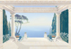 Poster gigantografia da parete con effetto tromp oeil